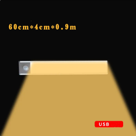 Luz LED com Sensor de Movimento Recarregável