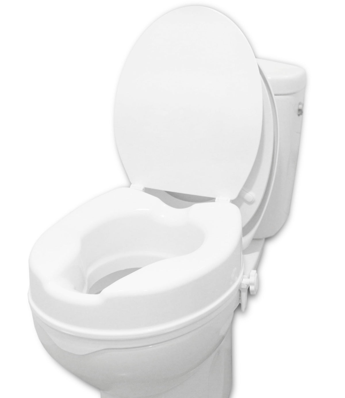 Elevador de Assento Sanitário com Tampa (Altura de 10 cm) Assento para Idosos.