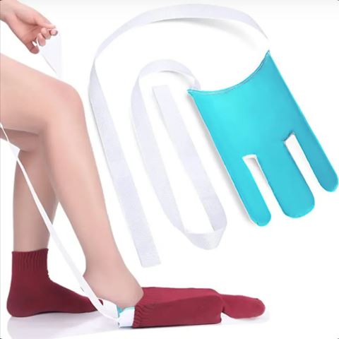 Auxiliar de Calçar Meias ergonómico,para Idosos.